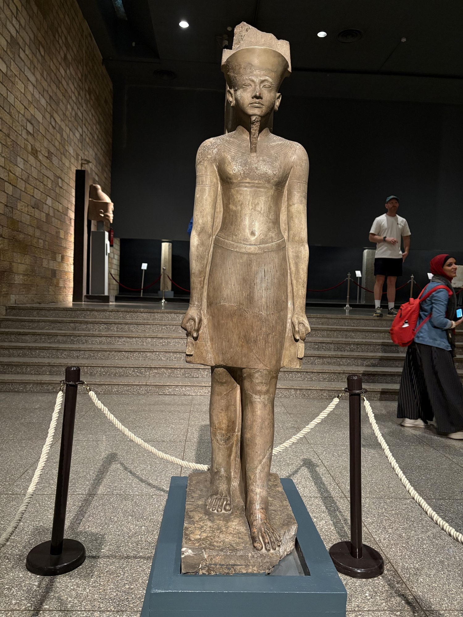 Interior display route in Luxor Museum